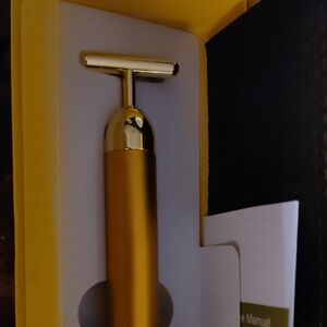 Gold Electric Facial Massager